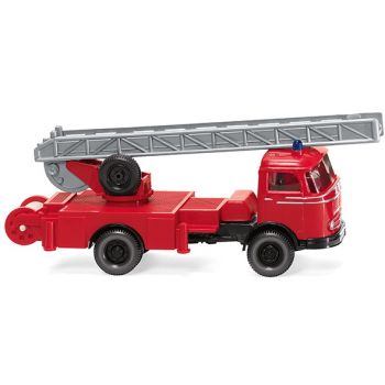 Mercedes-Benz LP 321 Frontlenker, Feuerwehr Drehleiter, rot, Baujahr 1957-69