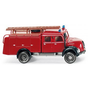 Magirus Rundhauber, TLF 16, Feuerwehr, rot