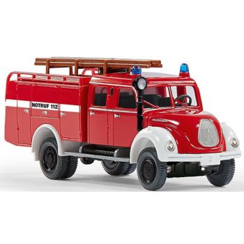Magirus Rundhauber, TLF 16, Feuerwehr Notruf 112,  Baujahr 1955-61, Interschutz 2022