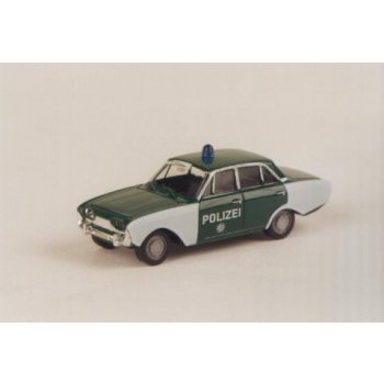 Ford 17 M, POLIZEI, dunkelgrün/weiß