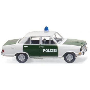 Opel Kadett der Polizei, dunkelgrün/weiß