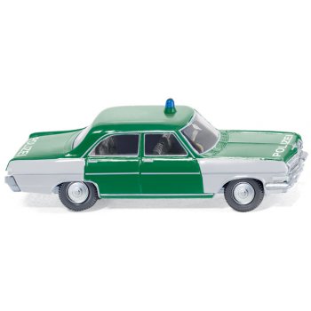 Opel Kapitän der Polizei, weiß/grün