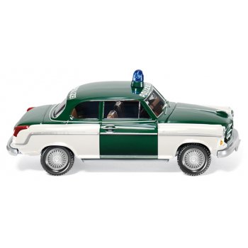 Borgward Isabella, POLIZEI, dunkelgrün/weiß