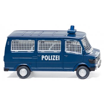 Mercedes-Benz 207D, Polizei-Bus, Gruppenkraftwagen mit Eigenschutz für Demo, saphirblau
