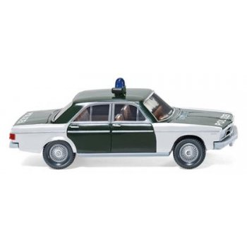 Audi 100, POLIZEI, tannengrün/weiß