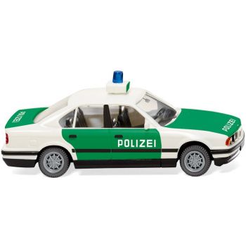 BMW 525i Limousine, Polizei im Autobahneinsatz, weiß/grün, Baujahr 1987-96