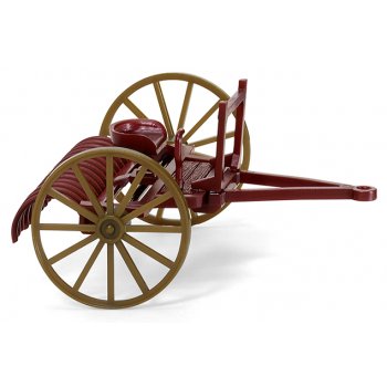 Schlepprechen, weinrot