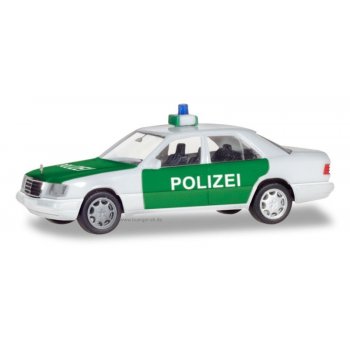 Mercedes-Benz E-Klasse Limousine, Polizei, grün/weiß