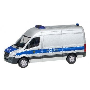 Mercedes-Benz Sprinter Kasten Hochdach, Polizei Sachsen, silber/blau