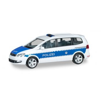 VW Sharan, Bundespolizei, weiß/blau