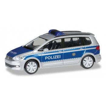 VW Touran, Polizei Berlin, silber/blau