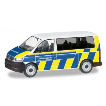 VW T6 Bus, Ordnungsamt Düsseldorf, weiß/blau/gelb