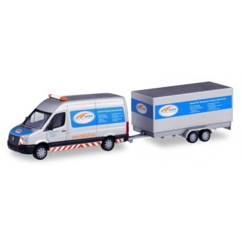 VW Crafter Kasten Hochdach mit Tandem-Koffer-Anhänger, SABA Transportservice, Köln - Nordrhein-Westfalen