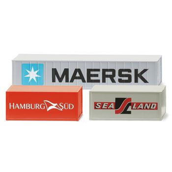Zubehörpackung Ladegut 3 Container, MAERSK - Hamburg Süd - SEALAND, Spur N