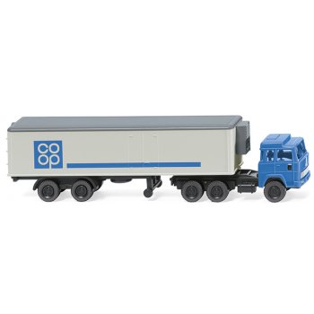 Magirus Kühlkoffersattelzug, coop, Spur N