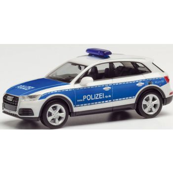 Audi Q5, Wasserschutzpolizei Mainz, weiß/blau