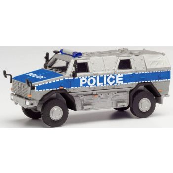 KMW ATF Dingo 2, POLICE - silber/blau, (Schutz für Polizei- und Sicherheitskräfte)