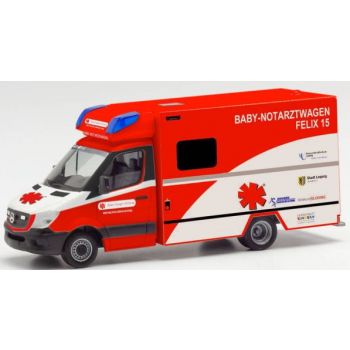 Mercedes-Benz Sprinter 13 Fahrtec RTW, Baby Notarzt Felix 15, Klinikum St.Georg - Leipzig