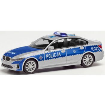 BMW 3er Limousine, POLICJA - Polizei Polen, silber/blau