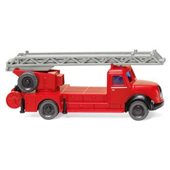 Magirus Rundhauber DL 25h, Feuerwehr Drehleiter, Spur N