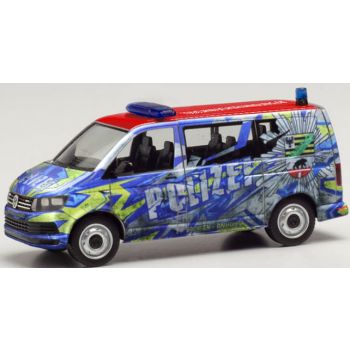 VW T6 Bus, POLIZEI Sachsen-Anhalt - Infomobil