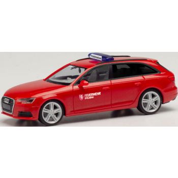 Audi A4 Avant Kommandofahrzeug, Feuerweh Stolberg - Nordrhein-Westfalen, rot
