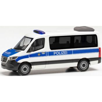 Mercedes-Benz Sprinter 18 Flachdach Bus, POLIZEI Berlin, weiß/blau