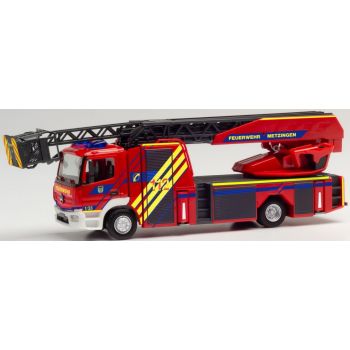 Mercedes-Benz Atego 13 Rosenbauer Drehleiter turntable, Feuerwehr Metzingen, Baden-Württemberg