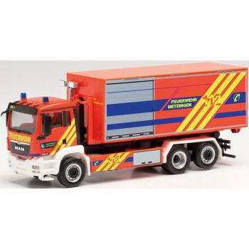 MAN TGS XL Wechsellader-LKW, Feuerwehr Metzingen, Baden-Württemberg