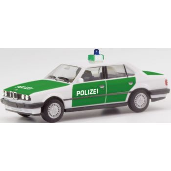 BMW 323i (E30), POLIZEI, grün/weiß