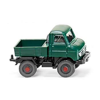 Unimog U 411, Universalzugmaschine in moosgrün, Baujahr 1956-66, Spur N