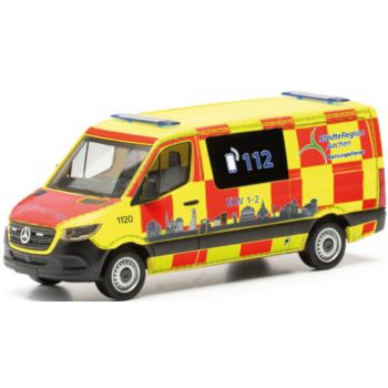 Mercedes-Benz Sprinter 18 Halbbus Flachdach, Rettungsdienst StädteRegion Aachen, Nordrhein-Westfalen