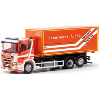 Scania CG17 Wechsellader-LKW, Feuerwehr Fulda Umweltschutz, Hessen