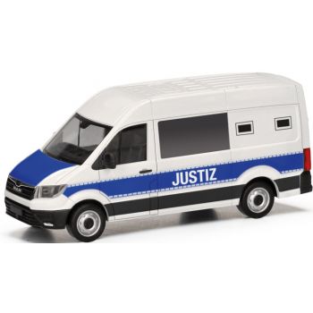 MAN TGE Kasten Hochdach, JUSTIZ, weiß/blau