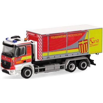 Mercedes-Benz Arocs M Wechsellader-LKW 3achs, Feurwehr Paderborn, Nordrhein-Westfalen