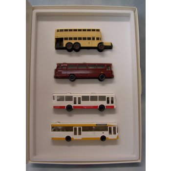 Sonderpackung 100 Jahre Mercedes-Benz - Omnibusse,  4 Modelle