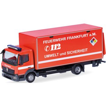 Mercedes-Benz Atego 13 Koffer-LKW mit Ladebordwand, Feuerwehr Frankfurt a.M., GW-Öl - Umwelt und Sicherheit