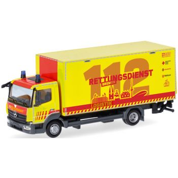 Mercedes-Benz Atego 13 Koffer-LKW mit Ladebordwand, Rettungsdienst Feuerwehr Bremen Logistik
