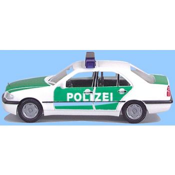 Mercedes-Benz C-Klasse der POLIZEI, grün/weiß