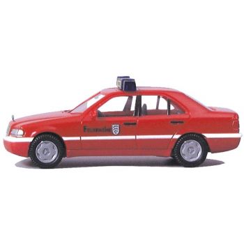 Mercedes-Benz C, Feuerwehr, rot