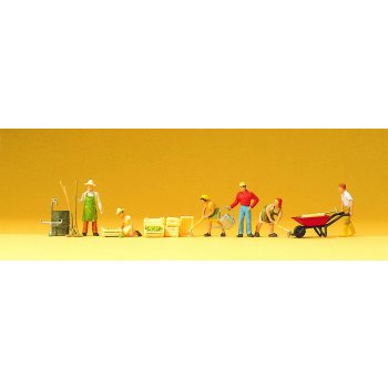 Gärtner mit Zubehör