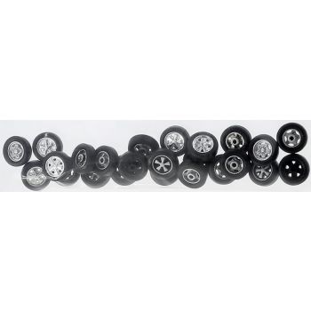 Set mit 24 Rädern für Porsche 911