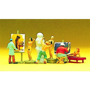 Maler, Bildhauer und Modelle