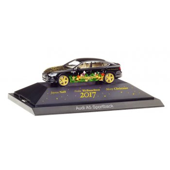 Audi A5 Sportback, Herpa Weihnachts-PKW 2017, Frohe Weihnachten 2017, PC