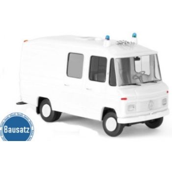 Mercedes-Benz L508, RTW, weiß, Bausatz, Baujahr 1970