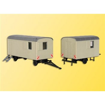 Bauwagen 1-achsig und 2-achsig