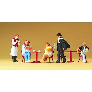 Touristen, Kellner, Kunstmaler