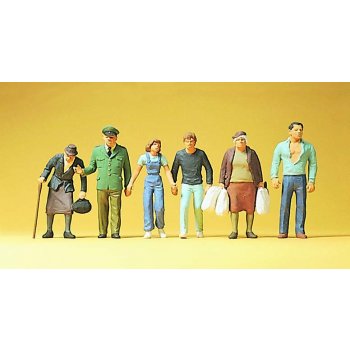 Passanten und POLIZIST