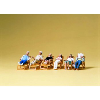 Ruhende auf Terrasse oder Balkon