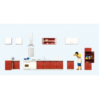 Mutter beim Kochen - Kücheneinrichtung